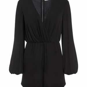 Alice + Olivia Black Long Sleeve Dress